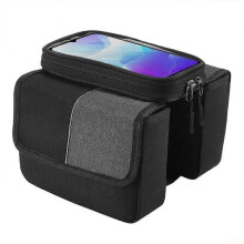 MTB road bike accessories Touchscreen bicycle bag with large capacity, easy access, stable fixation