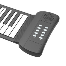 49/61 Keys Roll Up Piano with Speakers, USB, Silent & Recording
