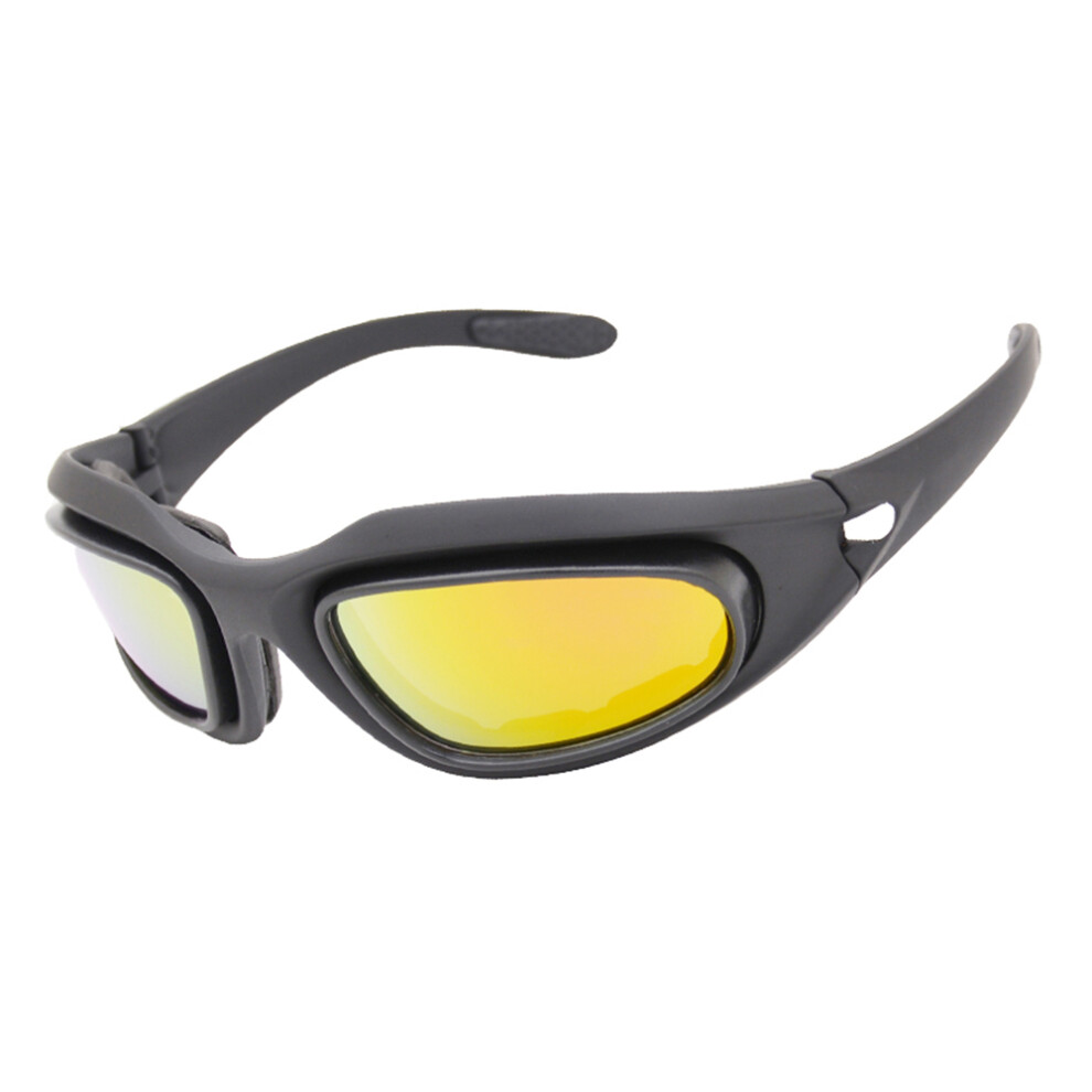 Uv400 Polarized Tactical Goggles C5 With 4 Lens Kit For Shooting & Outdoors 7891334916197