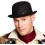 Black Bowler Hat Brown 2