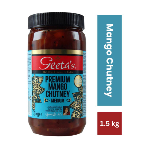 Geeta's Premium Mango Chutney 1.5kg | Authentic Indian Chutney 2