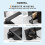 Matte Black Privacy Bathroom Lever Lock Set for Interior Door 2.07 lb 5