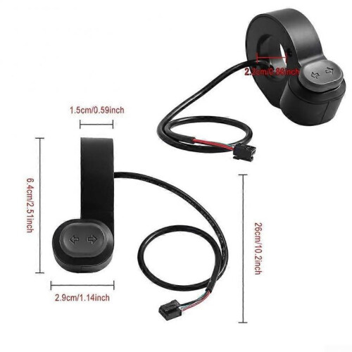 Efficient Turn Signal Switch for Xiaomi 4Pro Plus Max Quick Access Safe Signaling ABS Material 2