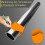 Pipe Saddle Template  Precision Contour Guide for Metal  PVC Pipes 5