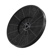 Efficient kitchen filter for controlling activated carbon design for range hoods