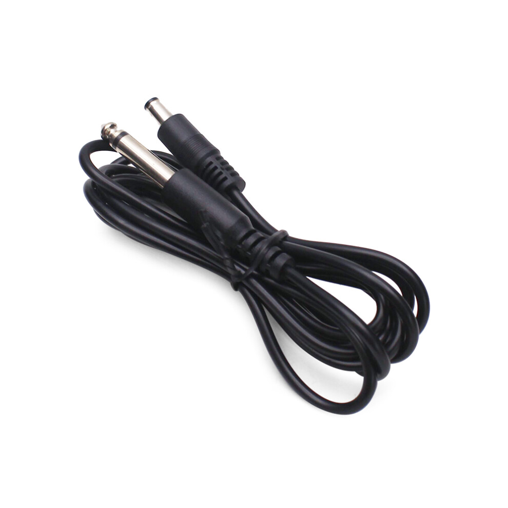 Long 1.8M Flexible RCA Cable for Tattoo Machines - Right Angle Plug