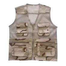 Men's Angler Vest Mesh Running Vest with Multiple Pockets Lightweight Jacket 4XL