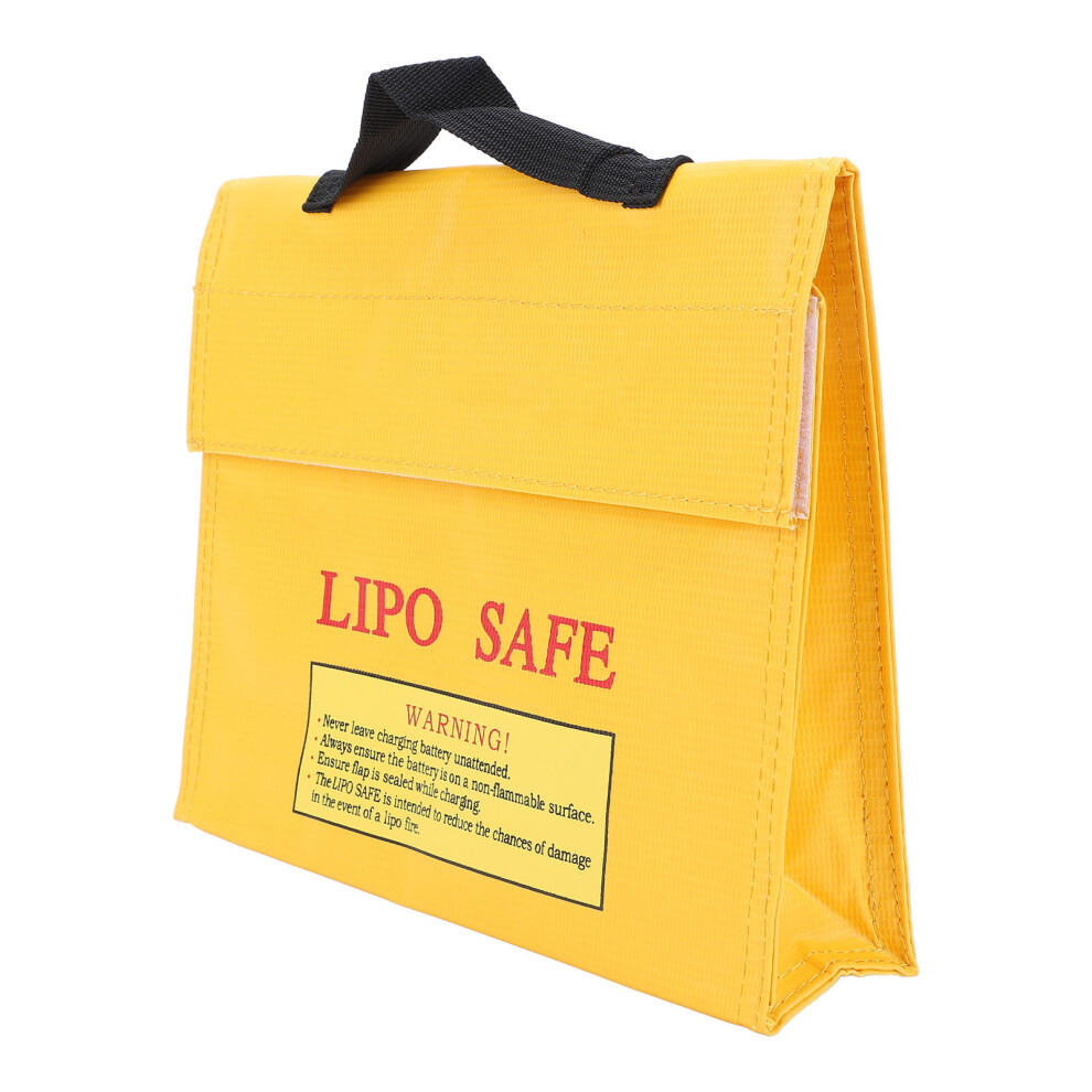 Fireproof Fiberglass Lipo Safe Bag For Batteries, Hook & Loop Closure 9401334920094