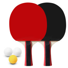2 Player Table Tennis Set with 2 Rackets, 3 Balls & Cover Bag