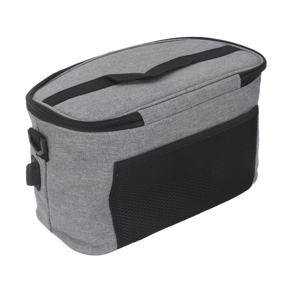 30W 8L Portable Car Warmer Bag With Adjustable Temp Display Grey 4951334922437