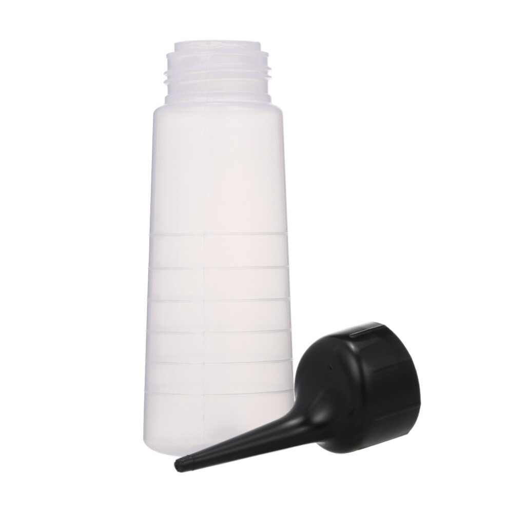 150ml Hair Dye Mixer Bottle with Black Slant Tip, Easy to Use