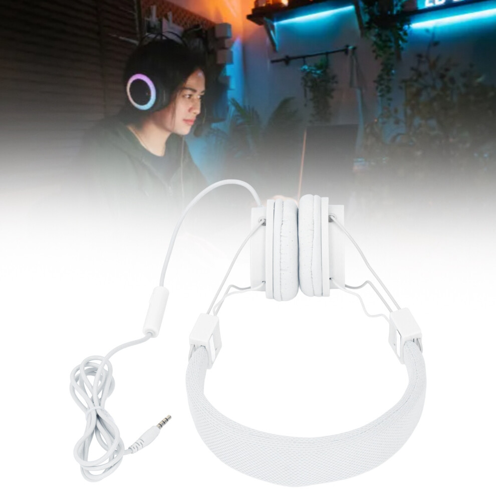 3.5Mm Wired Headset Mic - 40Mm Driver, 1.2M White 9351334927114