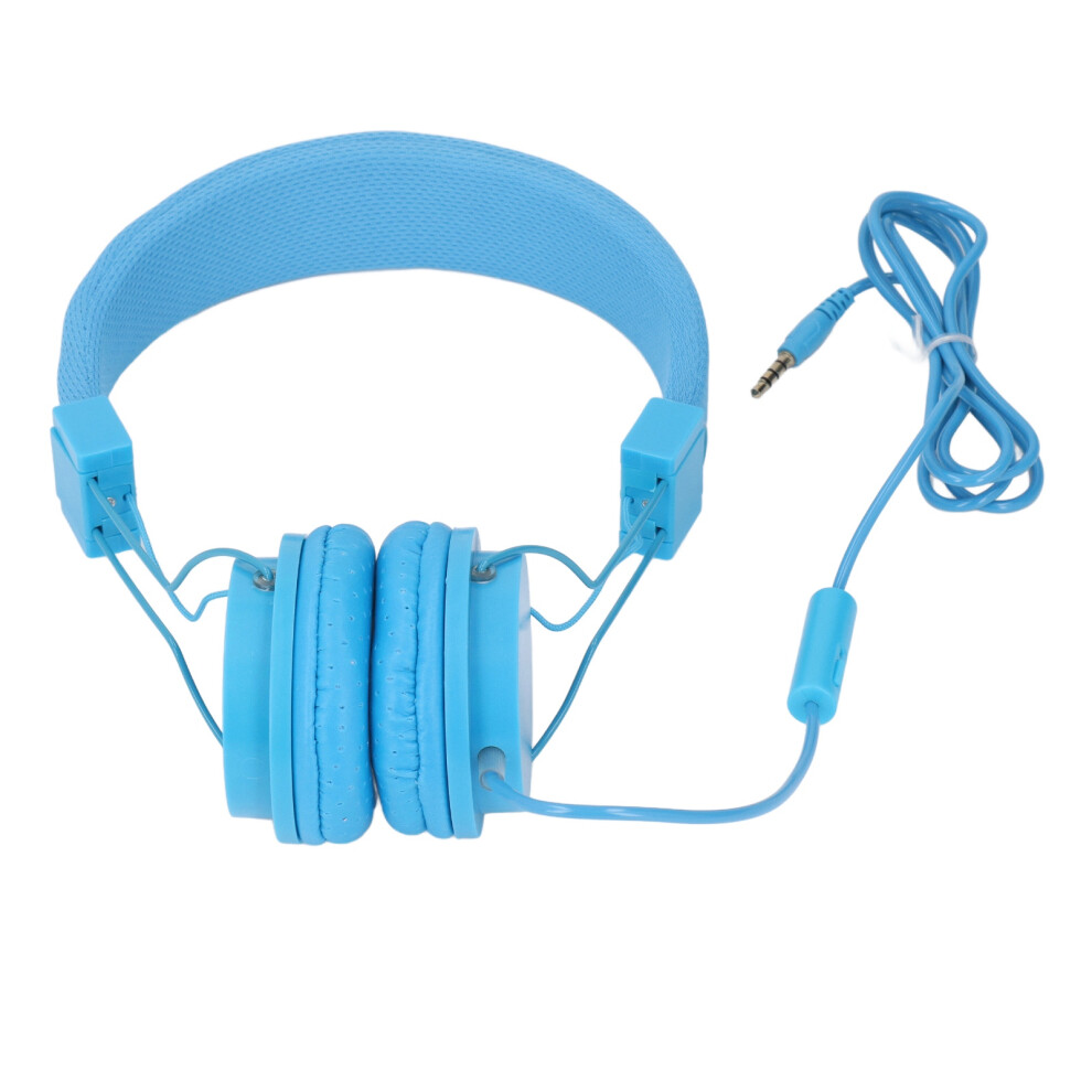 40Mm 1.2M 3.5Mm Wired Headset With Mic Blue 7891334927292