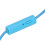 Casque pliable bleu avec micro, 3,5 mm, 40 mm, câble de 1,2 m 10