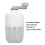 Portable Manual Ice Crusher 1L ABS PP Snow Cone Maker, 26.5cm 2