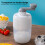 Portable Manual Ice Crusher 1L ABS PP Snow Cone Maker, 26.5cm 7