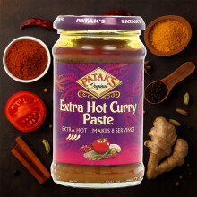 Patak's Extra Hot Curry Paste 283g | Authentic Indian Curry Paste