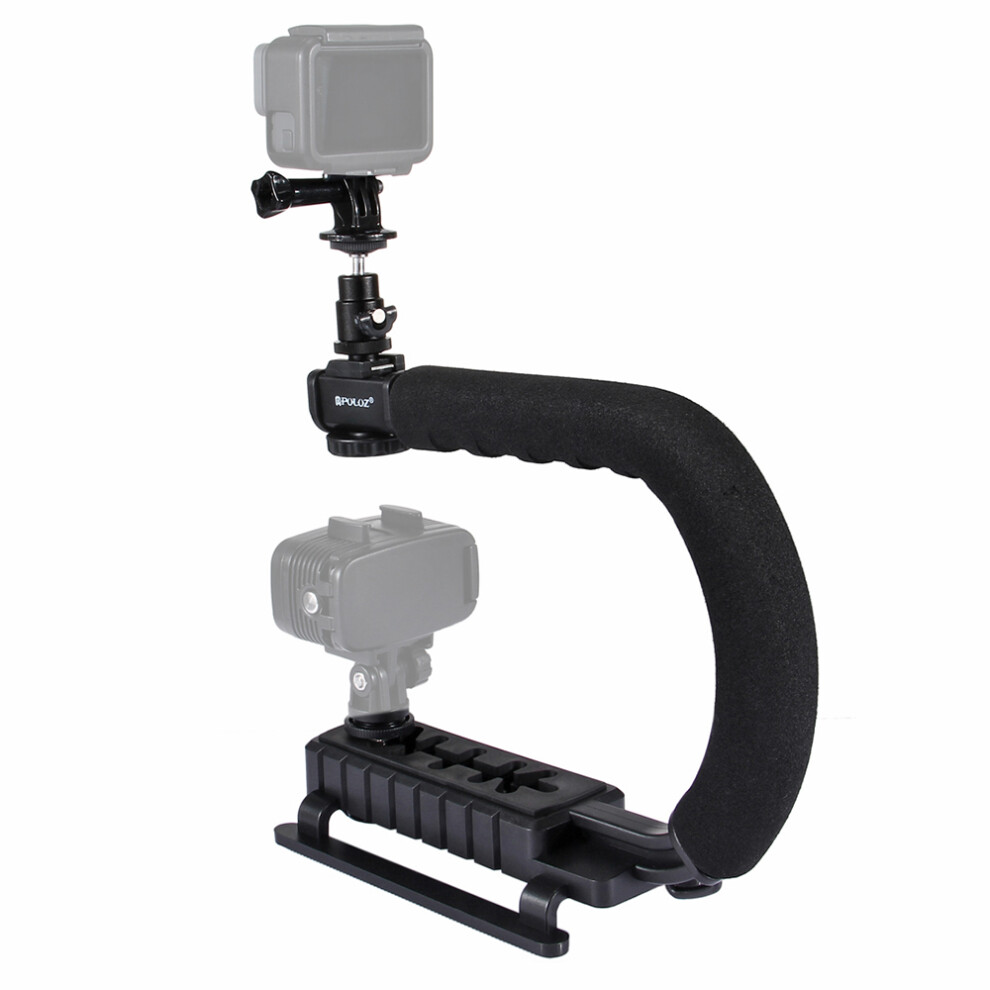 U-Shaped Camera Stabilizer Kit For All Slr & Dv Cameras, 3Kg Max, Black 8191334929883