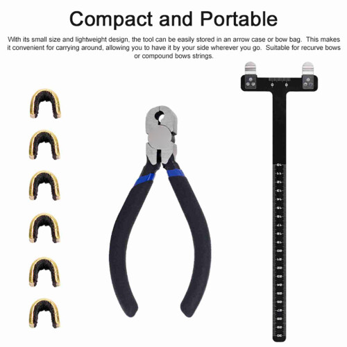 Archery Bow String Adjustment Tool Set for Recurve & Compound Bows 1