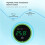 Termometro digitale per acquario, ABS, 200 mAh, C/F 3