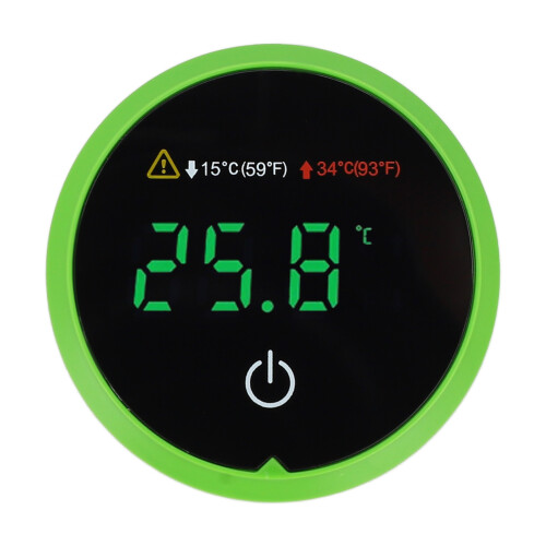 Termometro digitale per acquario, ABS, 200 mAh, C/F 1