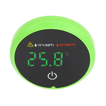 Termometro digitale per acquario, ABS, 200 mAh, C/F