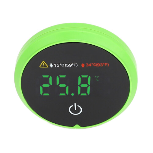 Termometro digitale per acquario, ABS, 200 mAh, C/F