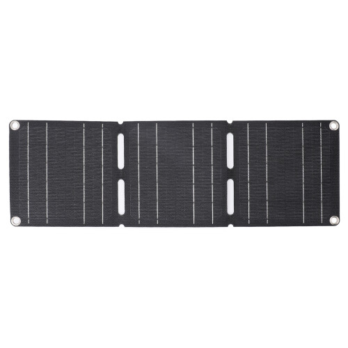 Panel solar plegable de 30 W IP68 2x USB 18,5  18,5 cm