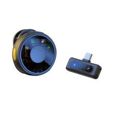 Micro-cravate en forme de disque, 70 mAh, double 2,4 GHz Type-C