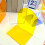 Yellow Thickened L-Shaped Bookends 120x100x155mm 4