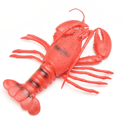 Giocattolo che fa squittire a forma di aragosta - Plastica morbida realistica 1
