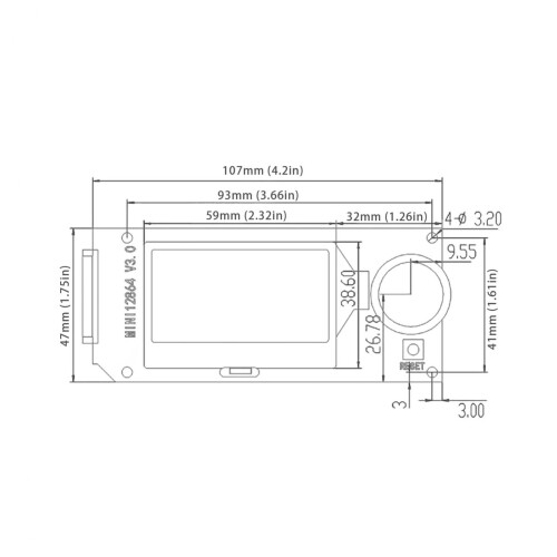 LCD-Grafik-Smart-Display-Steuerplatine Smart-Display-Controller-Modul für Ender 3 3D-Drucker 1
