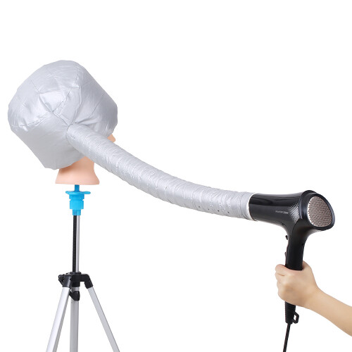 Nylon-Haartrocknerkappe 38 cm Durchmesser, 50 g, Silber