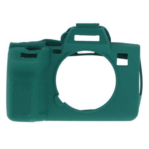 Custodia in silicone verde scuro per A7R5 15x11x6cm 2