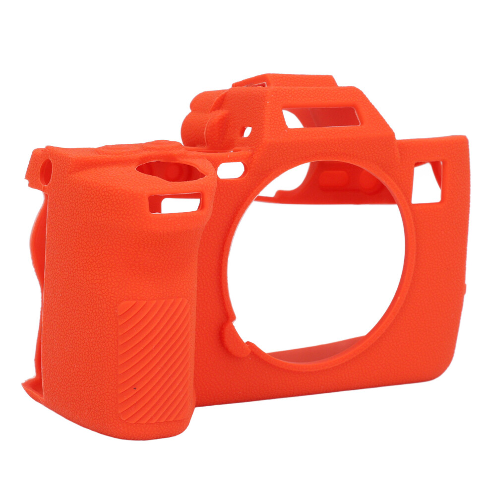 Silicone Camera Case For A7r5 Soft Shockproof Anti Slip Cover, Orange 4261334941179