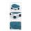Low Roller Seating 33,5 x 15 x 26 cm 690 g Blau 4