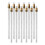 10 Stück Weinflaschen-Fackel-Docht-Set Messing, 35  1,27 cm 3