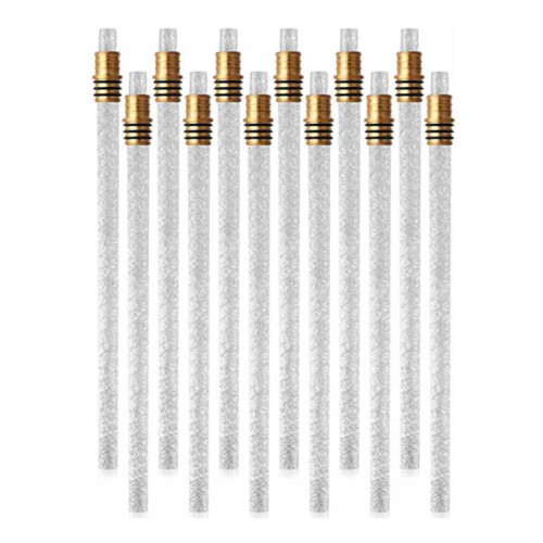 10 Stück Weinflaschen-Fackel-Docht-Set Messing, 35  1,27 cm 2