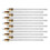 10 Stück Weinflaschen-Fackel-Docht-Set Messing, 35  1,27 cm 1