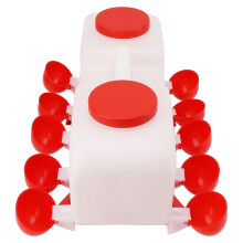 10L Semi-Automatic Chicken Waterer – 46.5x18.3x15cm, Durable PP