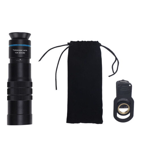 Telescopio per smartphone blu 10x M17x0.75mm 1