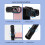 Telescopio per smartphone blu 10x M17x0.75mm 4