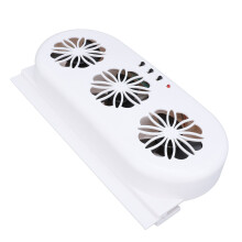Ventola per auto 3 uscite USB Bianco Fumo 230x113x52 mm