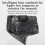 Rechargeable Half Fingers Heating Gloves, 2000mAh, USB, S Size 6