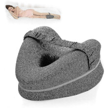 suitable for Leg Pillow, Ergonomic Side Sleeping Pillows, Memory Foam Knee Pillow With Strap For Side