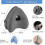 suitable for Leg Pillow, Ergonomic Side Sleeping Pillows, Memory Foam Knee Pillow With Strap For Side 2