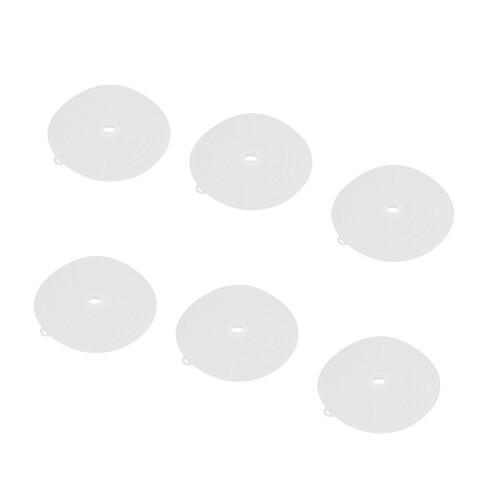 Set di 4 coperchi in silicone riutilizzabili da 23 cm
