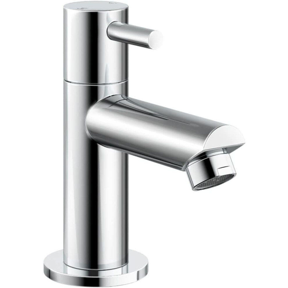 Ibathuk Delta Pair Of Hot And Cold Basin Sink Mixer Taps Bath Filler With Shower Head Set, Stylish Bathroom Basin Mixer Taps For Everyday Use 5056066410906