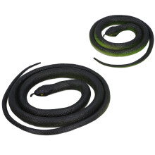 Set da 2 serpenti scherzo L120 cm / S80 cm, giocattolo clip-on in TPR