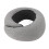 Modello: Cuscino per il collo a forma di U in memory foam, grigio scuro 8